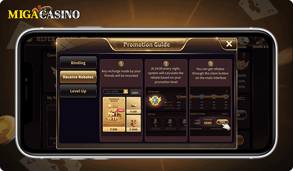 MIGA Casino Share & Earn Program: Invite Friends, Earn Rewards!